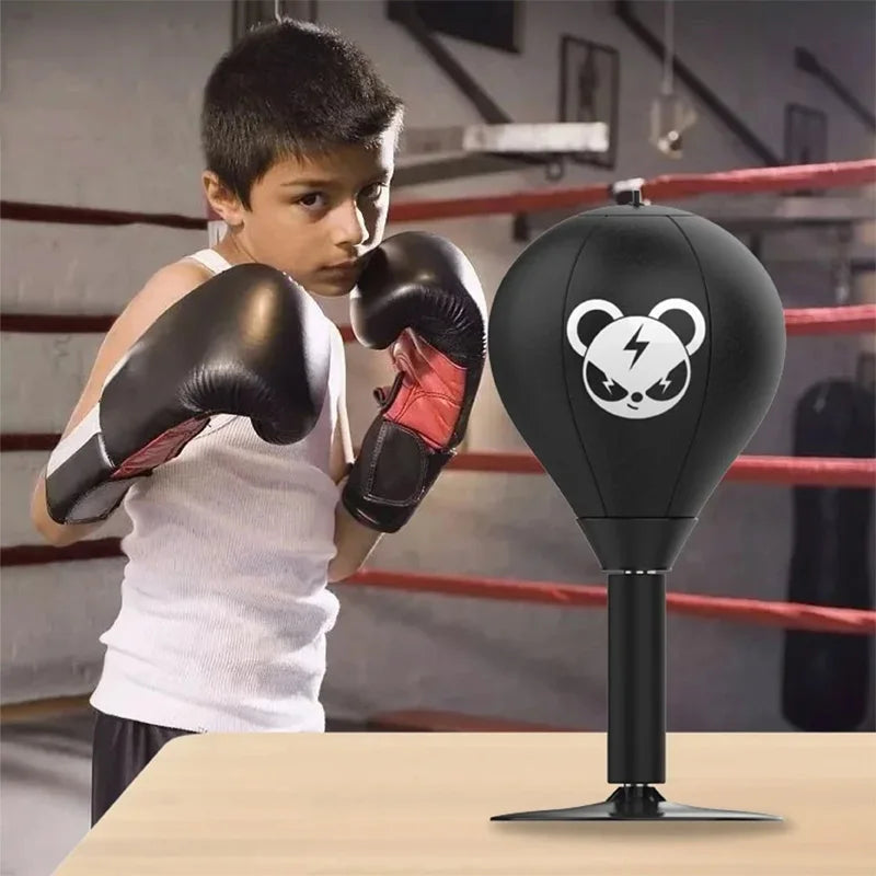 Punchpro Mini™ – Desktop Boxing Speed Ball for Stress Relief & Fun Anywhere